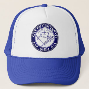Zegel van de stad Cincinnati, Ohio Trucker Pet