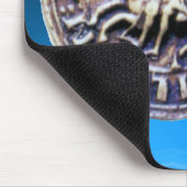 ZEGEL VAN DE TEMPELIER RIDDERS blauw Muismat (Hoek)