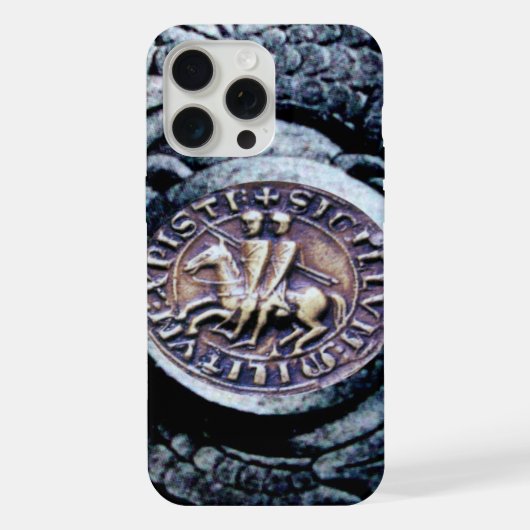ZEGEL VAN DE TEMPELIER RIDDERS iPhone HOESJE (Achterkant)