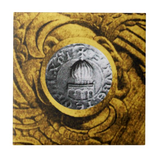 ZEGEL VAN DE TEMPELIER RIDDERS TEGELTJE (Voorkant)