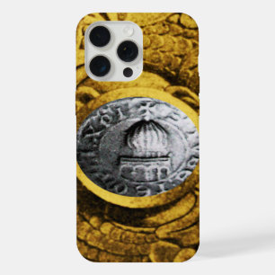 ZEGEL VAN DE TEMPELIEREN goud geel iPhone 15 Pro Max Case