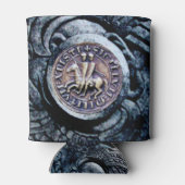 ZEGEL VAN DE TEMPELIERS, Zilveren Griffins Blikjeskoeler (Achterkant)