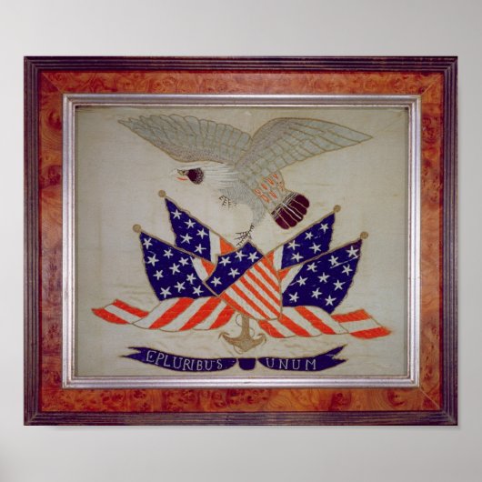 Zegel van de Verenigde Staten van Amerika, c.1840 Poster (Voorkant)