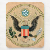  zegel van de Verenigde Staten van Amerika Muismat (Voorkant)