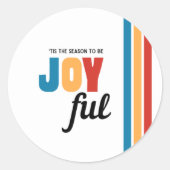 Zegel van de vrolijke feestdagen (Voorkant)