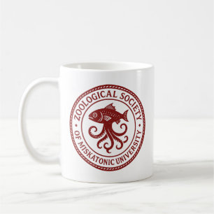 Zegel van de Zoological Society of Miskatonic Koffiemok