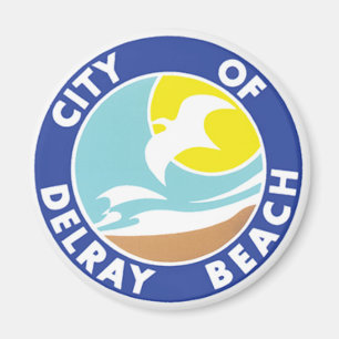 Zegel van Delray Beach, Florida Magnet