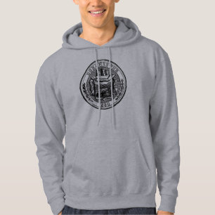 Zegel van Dorchester Massachusetts, zwart Hoodie