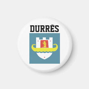 Zegel van Durrës, Albanië Magneet