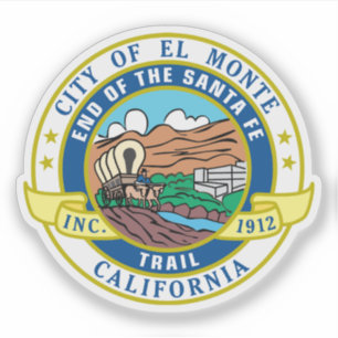 Zegel van El Monte, Californië, VS Sticker