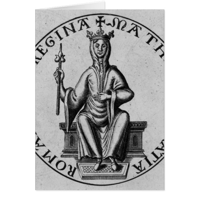 Zegel van Empress Matilda (Voorkant)