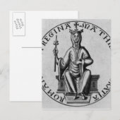 Zegel van Empress Matilda Briefkaart (Voorkant / Achterkant)