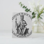 Zegel van Empress Matilda Briefkaart (Staand voorkant)