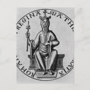 Zegel van Empress Matilda Briefkaart