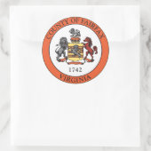 Zegel van Fairfax County, Virginia (Tas)