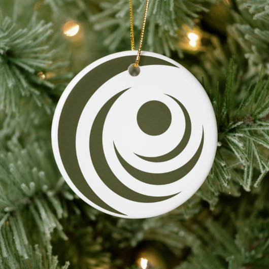 Zegel van Gilbert (Arizona) Keramisch Ornament (Boom)