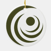 Zegel van Gilbert (Arizona) Keramisch Ornament (Achterkant)