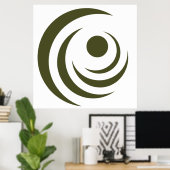 Zegel van Gilbert (Arizona) Poster (Thuiskantoor)