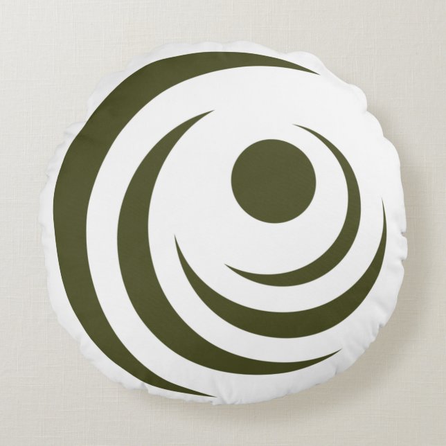 Zegel van Gilbert (Arizona) Rond Kussen (Voorkant)