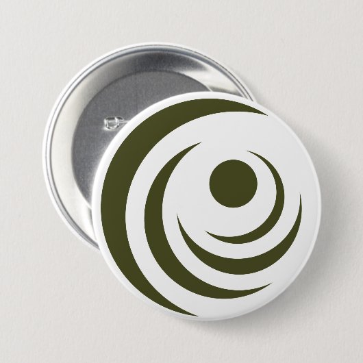 Zegel van Gilbert (Arizona) Ronde Button 7,6 Cm (Voorkant /achterkant)