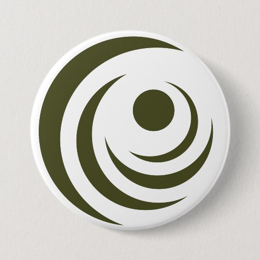 Zegel van Gilbert (Arizona) Ronde Button 7,6 Cm (Voorkant)