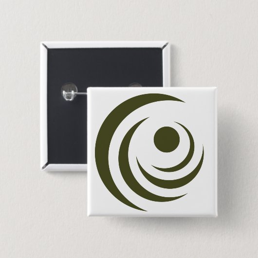 Zegel van Gilbert (Arizona) Vierkante Button 5,1 Cm (Voorkant /achterkant)