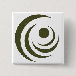 Zegel van Gilbert (Arizona) Vierkante Button 5,1 Cm