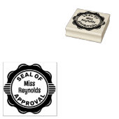 Zegel van goedkeuring Lof van de leraar Gepersonal Rubberstempel (Gestempeld)