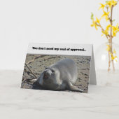 Zegel van Goedkeuring Ocean Animal Photo Elephant Kaart (Gele Bloem)