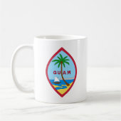 Zegel van Guam Koffiemok (Links)