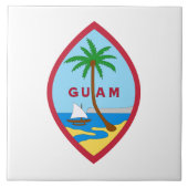 Zegel van Guam Tegeltje (Voorkant)