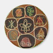 ZEGEL VAN HEAL: Karuna Reiki Embleem Magneet (Voorkant)