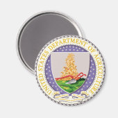 Zegel van het Amerikaanse Ministerie van Landbouw Magneet (Voorkant / Achterkant)