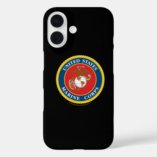 Zegel van het Korps Mariniers - Flat Case-Mate iPhone Case (Achterkant)