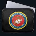 Zegel van het Korps Mariniers - Flat Laptop Sleeve<br><div class="desc">Dit ontwerp toont het iconische zegel van het Korps Mariniers in een gedurfde en gedetailleerde stijl. Dit embleem vertegenwoordigt de eer,  kracht en traditie van het United States Marine Corps en staat als een tijdloos eerbetoon aan hun nalatenschap en toewijding.</div>