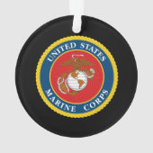 Zegel van het Korps Mariniers - Flat Ornament (achterkant)