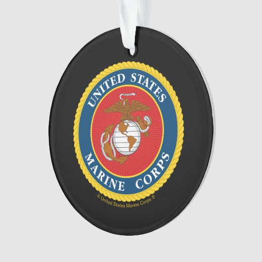 Zegel van het Korps Mariniers - Flat Ornament (voorkant)