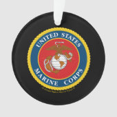 Zegel van het Korps Mariniers - Flat Ornament (voorkant)