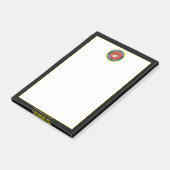Zegel van het Korps Mariniers - Flat Post-it® Notes (Schuin)