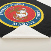 Zegel van het Korps Mariniers - Flat Sherpa Deken (3/4)