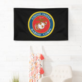 Zegel van het Korps Mariniers - Flat Spandoek (Insitu)