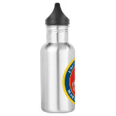 Zegel van het Korps Mariniers - Flat Waterfles (Links)