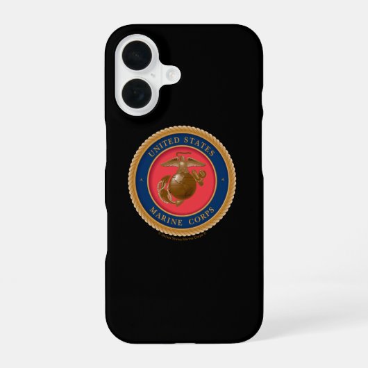 Zegel van het Marinierskorps iPhone 16 Hoesje (Achterkant)
