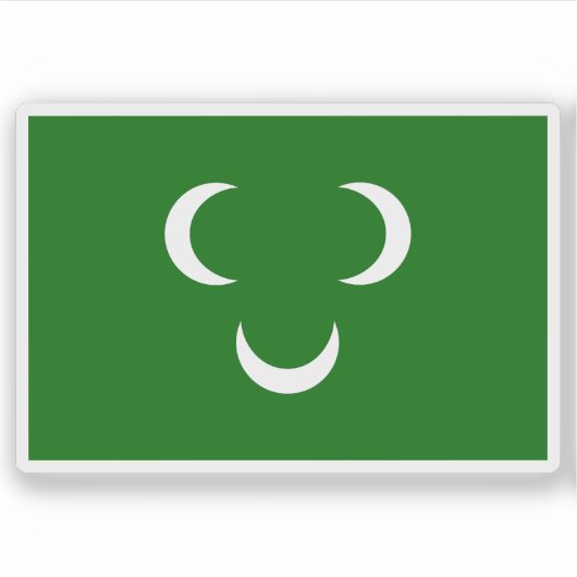 Zegel van het Regentschap van Tripoli, Libië (1551 Sticker (Voorkant)