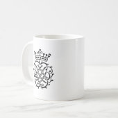 Zegel van J.S. Bach Koffiemok (Voorkant links)