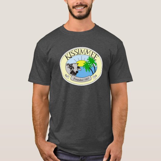 Zegel van Kissimmee, Florida T-shirt (Voorkant)