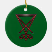 Zegel van Lucifer Keramisch Ornament (Voorkant)