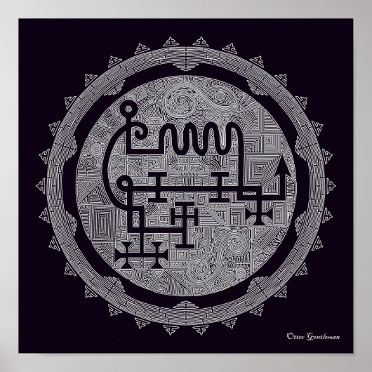 Zegel van Mammon Poster (Voorkant)