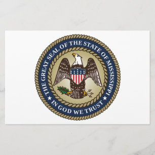 Zegel van Mississippi (Amerikaanse staat) Briefpapier
