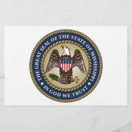 Zegel van Mississippi (Amerikaanse staat) Briefpapier